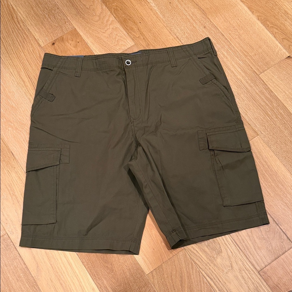 Bass Men's Cargo‎ Shorts army green 40W